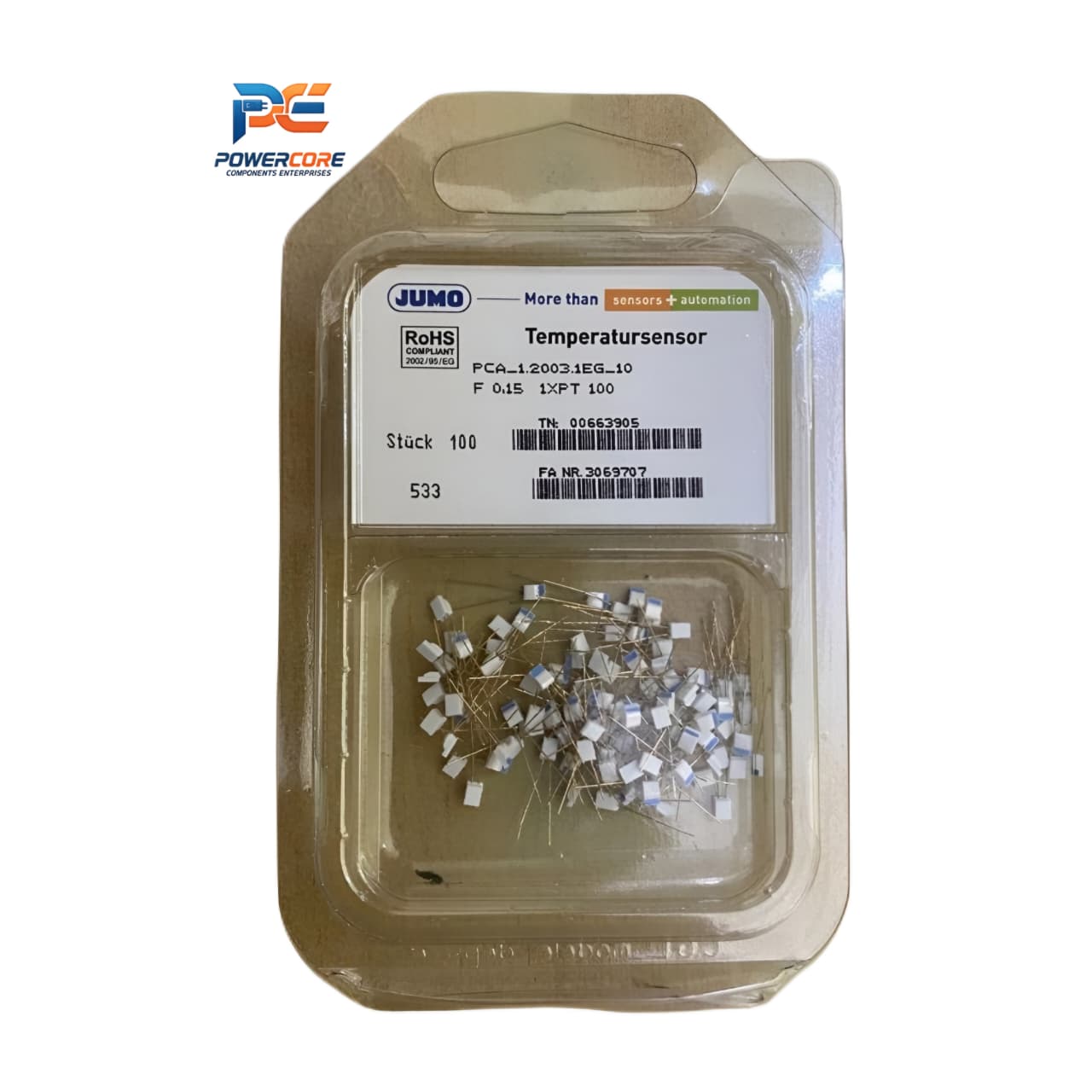 PT100 Thin Filament Sensor